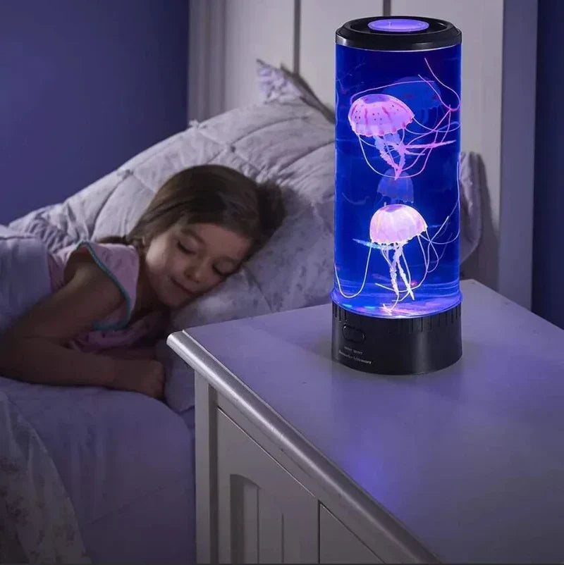 LED Jellyfish Lamp – Color-Changing, USB-Powered & Silicone Jellyfish