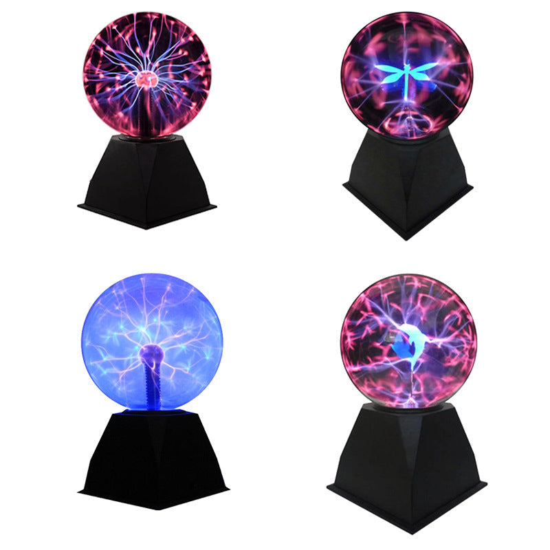 Plasma Ball Lamp – Touch-Sensitive, 5V USB & AA Battery Powered