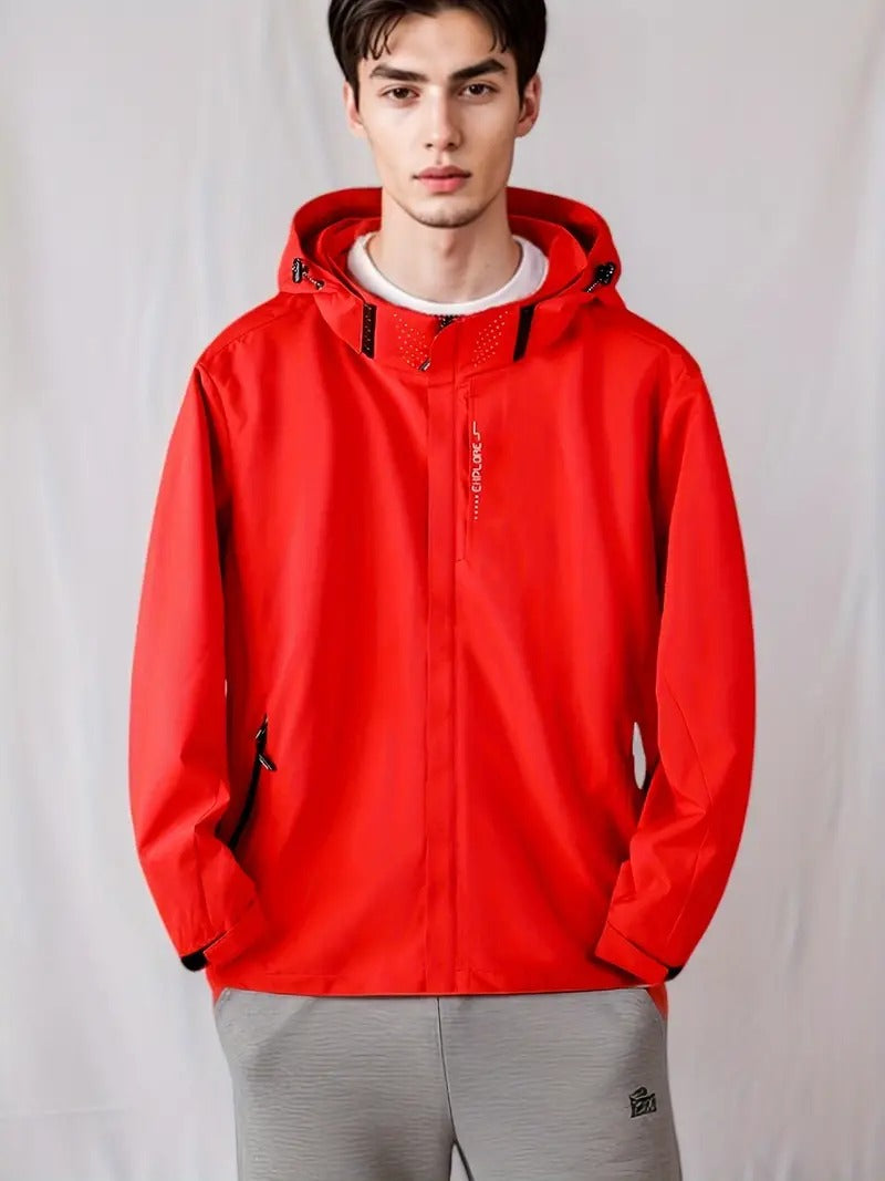 Drizzle Lightweight Waterproof Windbreaker Jacket for Men & Women - Stylish & Breathable Outdoor Raincoat