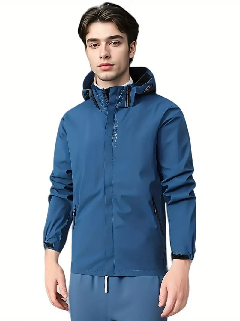 Drizzle Lightweight Waterproof Windbreaker Jacket for Men & Women - Stylish & Breathable Outdoor Raincoat