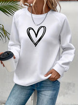 Enhanced Product Title: Heartzone Casual Sweatshirt with Heart Design - Stylish & Comfortable Women's Apparel

This title includes relevant keywords while maintaining clarity and appeal for potential customers.
