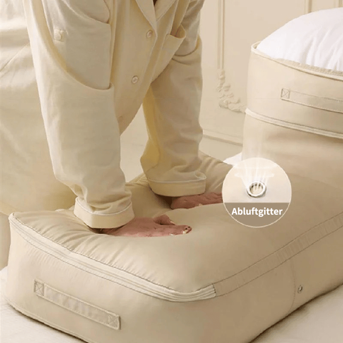 Clothing Compression Storage Bag – Double Zipper, Waterproof Nylon & Large/X-Large Sizes