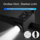 Electronic Bike Horn with LED Light – 110dB, 1200mAh Rechargeable & IPX5 Waterproof