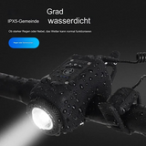 Electronic Bike Horn with LED Light – 110dB, 1200mAh Rechargeable & IPX5 Waterproof