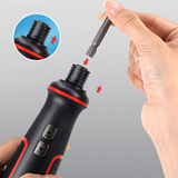 Electric Screwdriver Set – Rechargeable Lithium, LED Light & Adjustable Speed