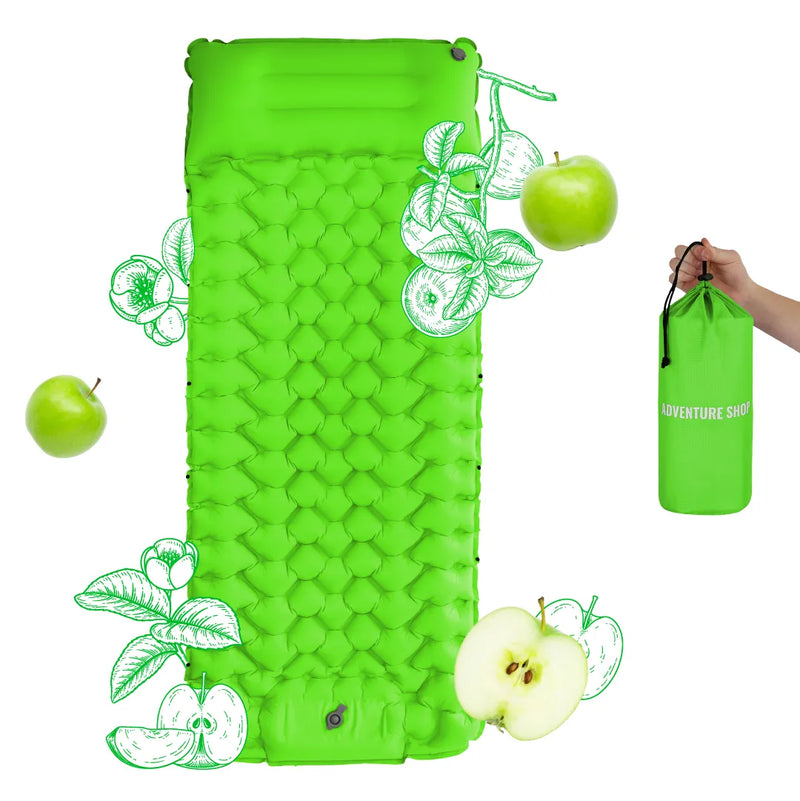 Ultralight Air Mattress – Built-In Pump, 8cm Thick & 30-Second Inflation