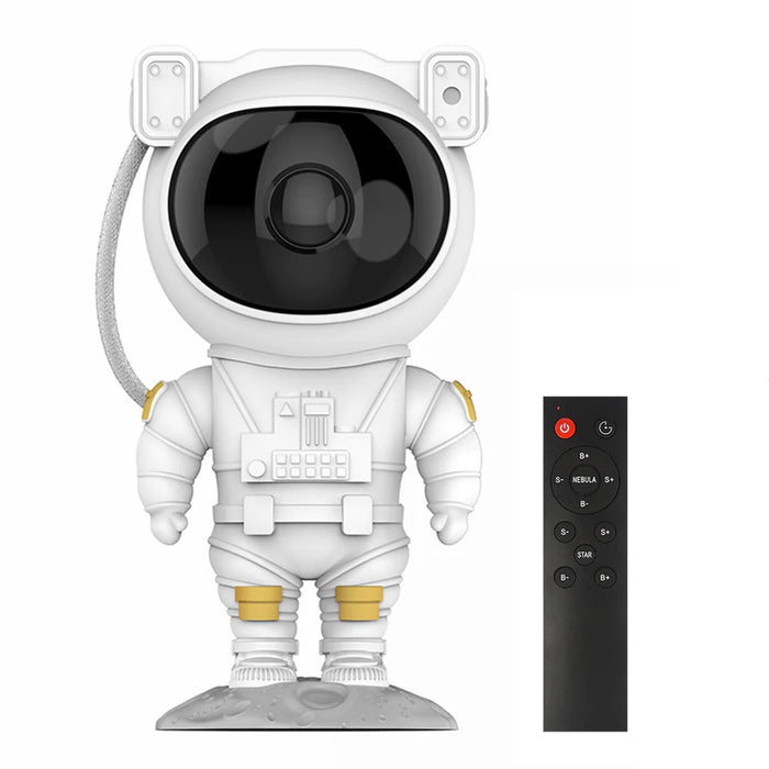 Astronaut Galaxy Star Projector – LED Nebula, Remote Control & USB Rechargeable