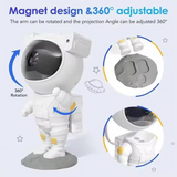 Astronaut Galaxy Star Projector – LED Nebula, Remote Control & USB Rechargeable
