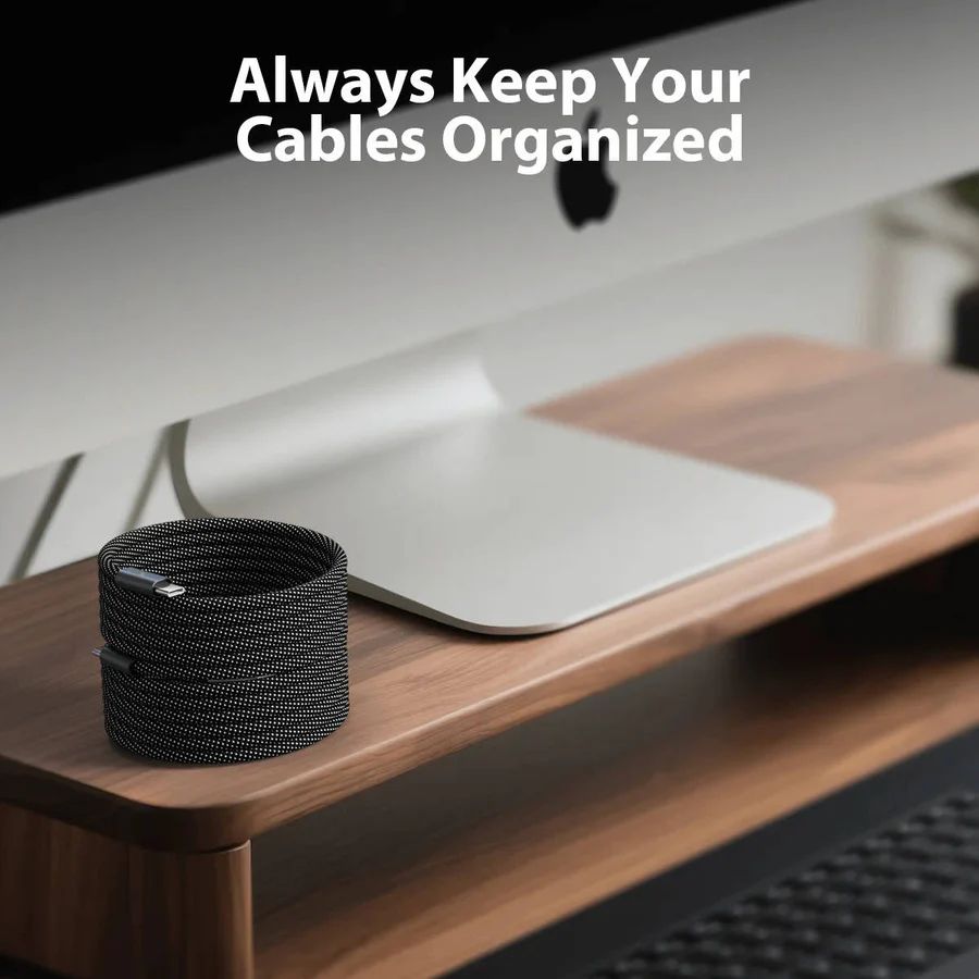 Magnetic Charging Cable – Anti-Tangle Design & Rapid Charge Support