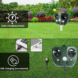 Ultrasonic Bird Repeller – Solar Powered & Outdoor Use