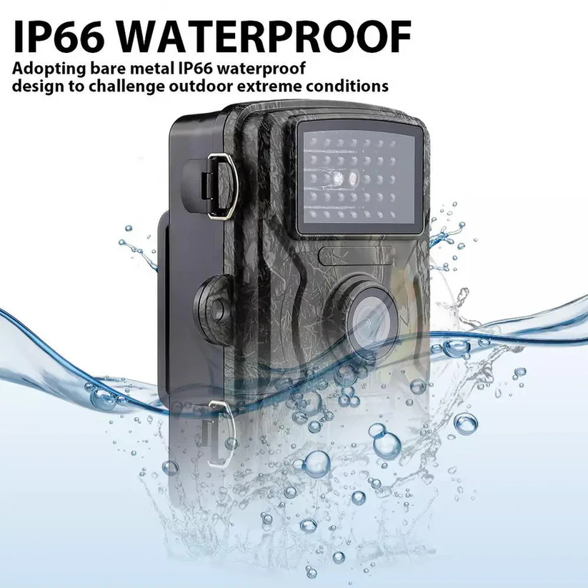 Trail Camera – Night Vision, 16MP Resolution & Wildlife Monitoring