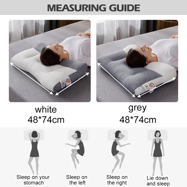 Orthopedic Neck Pillow – Cervical Support & Sleeping Aid