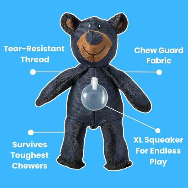 Dog Chew Toy – Interactive Bear Design, Indestructible Build & Heavy Chewer Approved