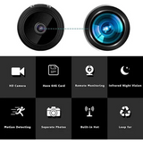 WiFi Security Camera – Mini Size, Magnetic Mount & Night Vision Recording