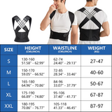 Posture Corrector Brace – Adjustable Straps, Back Support & Unisex Fit