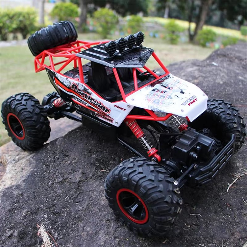 RC Truck 4WD Off-Road – 1:12 Scale, Dual Motor & 2.4GHz 80m Remote Control