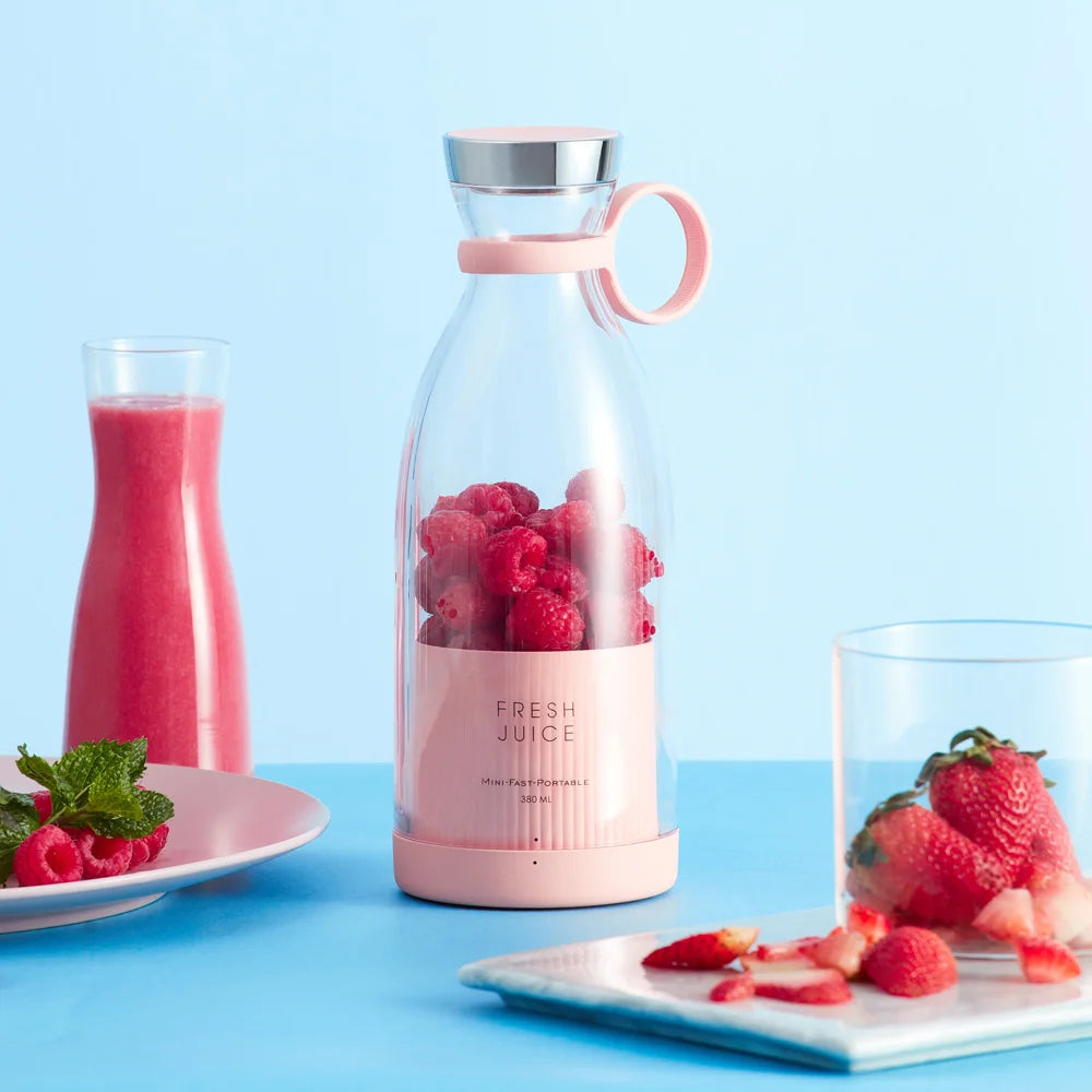 Tragbare Mixer-Flasche 420 ml – frische Smoothies in Sekunden, kabellos