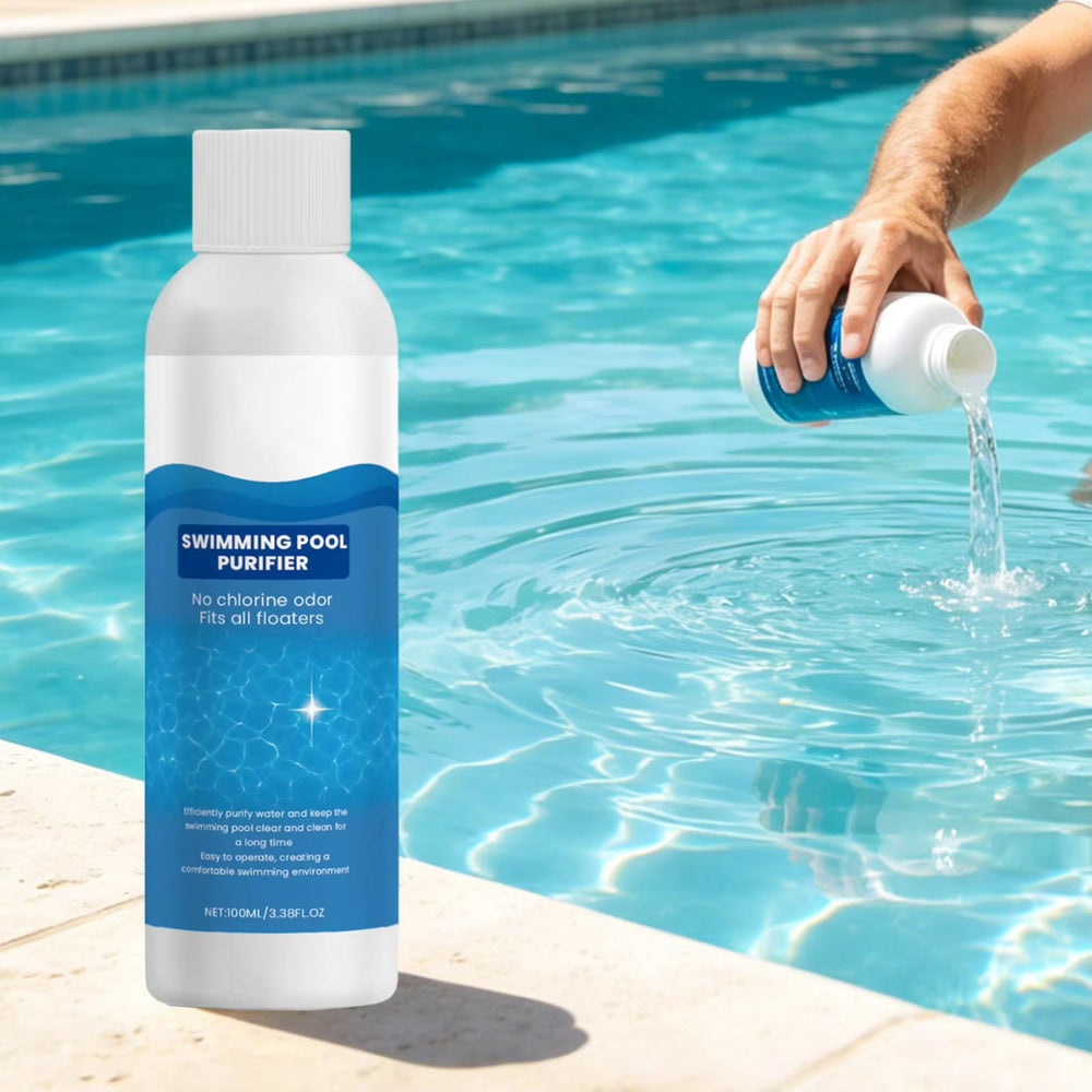 Pool Cleaning Solution – 100ml, Chlorine-Free & Skin-Friendly