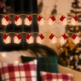 Optimized Product Title: **GlowHouse LED Illuminated Wooden Christmas Houses – Festive Holiday Decor**