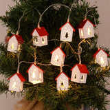 Optimized Product Title: **GlowHouse LED Illuminated Wooden Christmas Houses – Festive Holiday Decor**