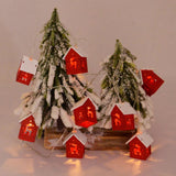 Optimized Product Title: **GlowHouse LED Illuminated Wooden Christmas Houses – Festive Holiday Decor**