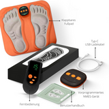 NMES Foot Stimulator for Neuropathy – Copper Fiber Pad, Remote Control & USB-C Rechargeable