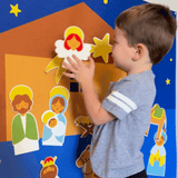 Gefilzte Weihnachtskrippe für Kinder – Traditionelles Spielzeug für gemeinsame Festtage | KinderKerst