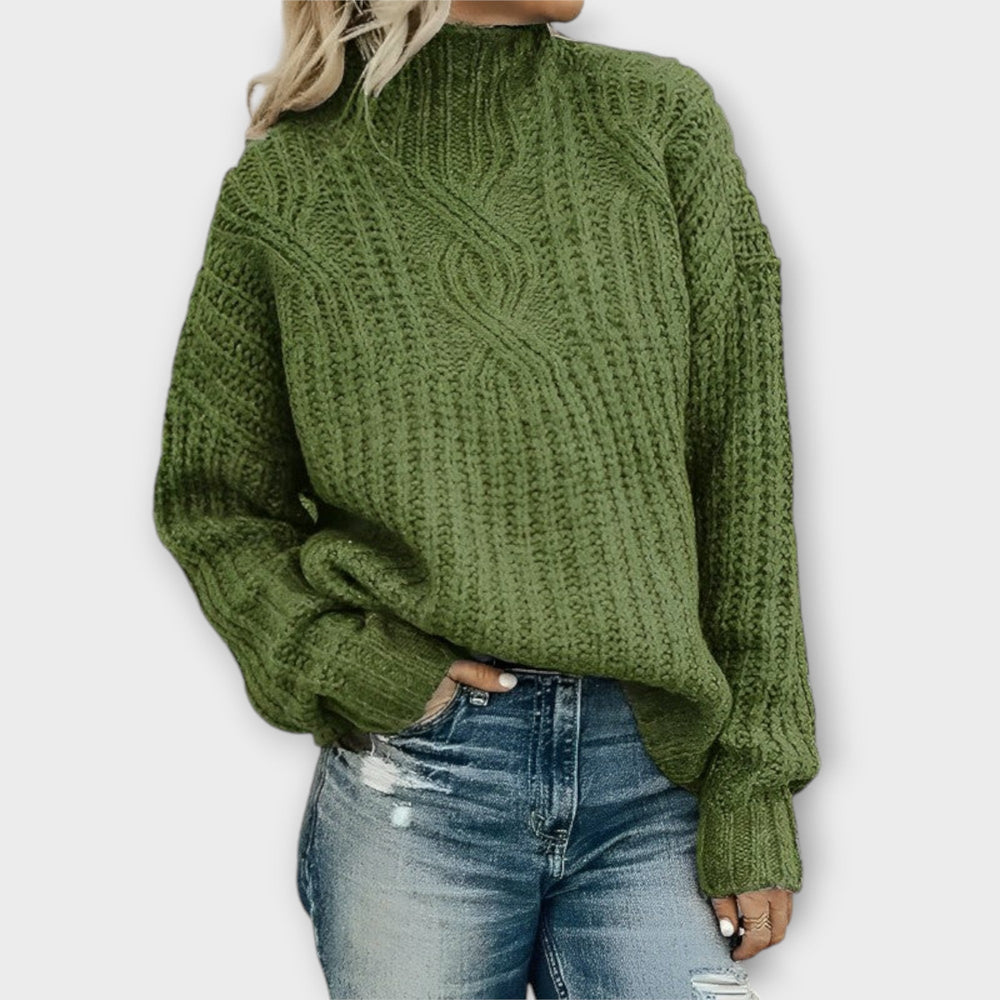 Harper Gemütlicher Strickpullover für Damen - Weicher, Bequemer Pullover aus Hochwertiger Wolle - Perfekt für Herbst und Winter
