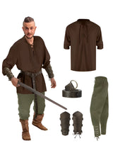 Men 4 Piece Halloween Medieval Party Costumes