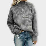 Harper Gemütlicher Strickpullover für Damen - Weicher, Bequemer Pullover aus Hochwertiger Wolle - Perfekt für Herbst und Winter
