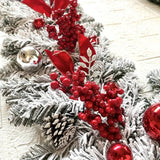 Complete Christmas Door Decoration Set - Festive Holiday Wreaths, Bows, and Ornaments for a Joyful Home Entrance