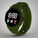 AdventureTime Kids Sports Watch - Olive Green