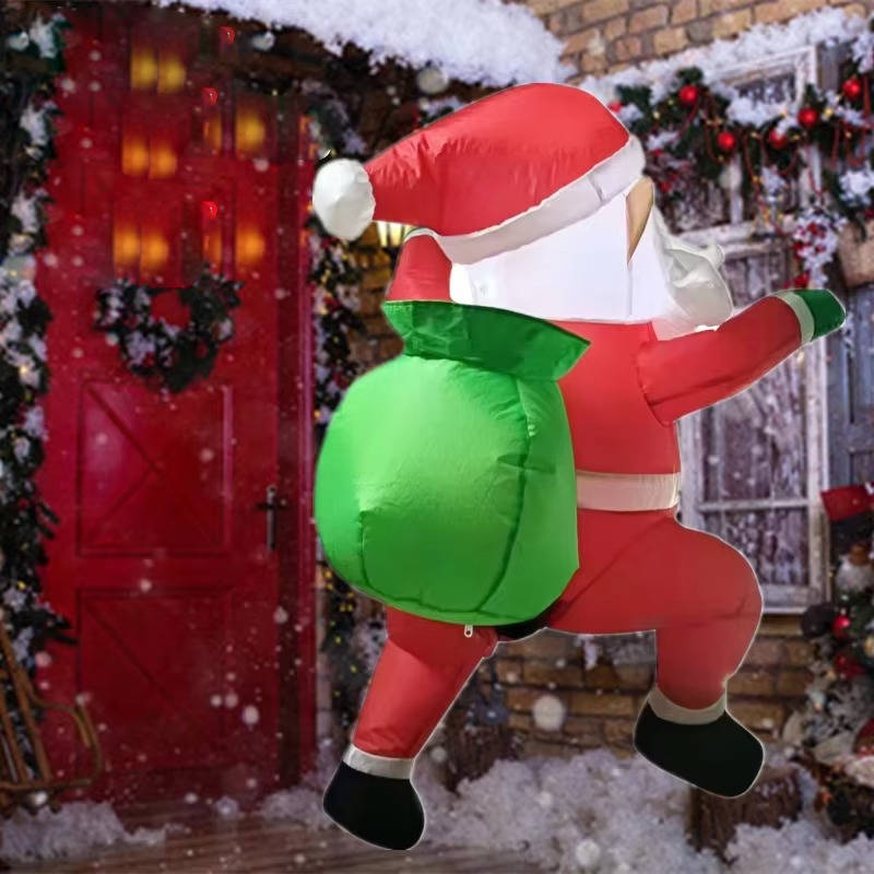 Outdoor Santa Christmas Decorations - Festive Holiday Yard Decor for a Joyful Winter Wonderland