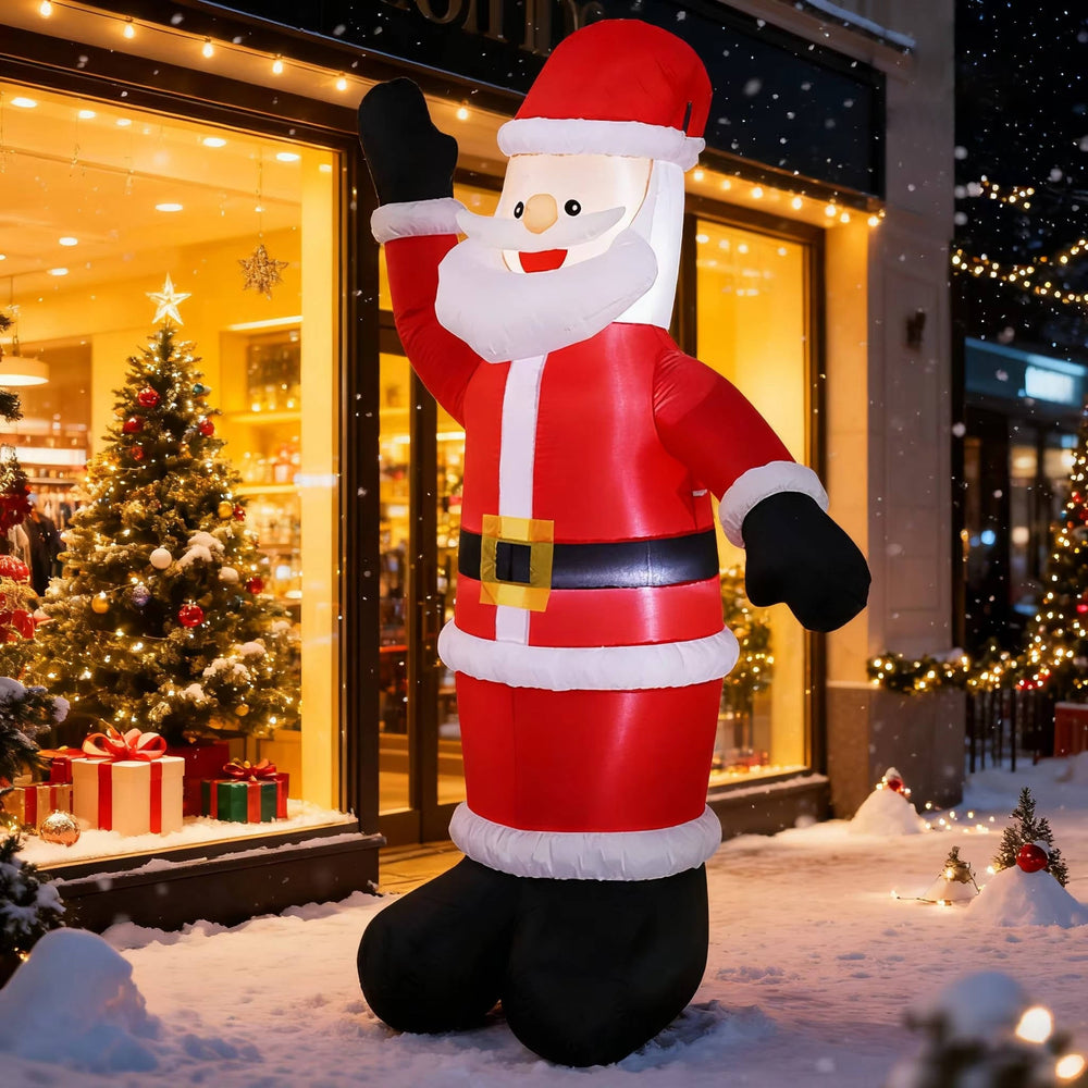 Outdoor Santa Christmas Decorations - Festive Holiday Yard Decor for a Joyful Winter Wonderland