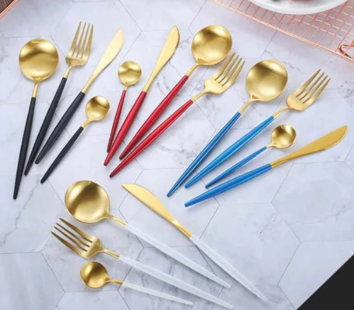 RoyalGlow cutlery set detail