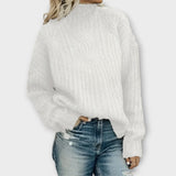 Harper Gemütlicher Strickpullover für Damen - Weicher, Bequemer Pullover aus Hochwertiger Wolle - Perfekt für Herbst und Winter