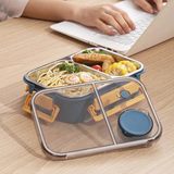 Insulated Stainless Steel Lunch Box – Leak-Proof, Bento Compartments & 304 Steel