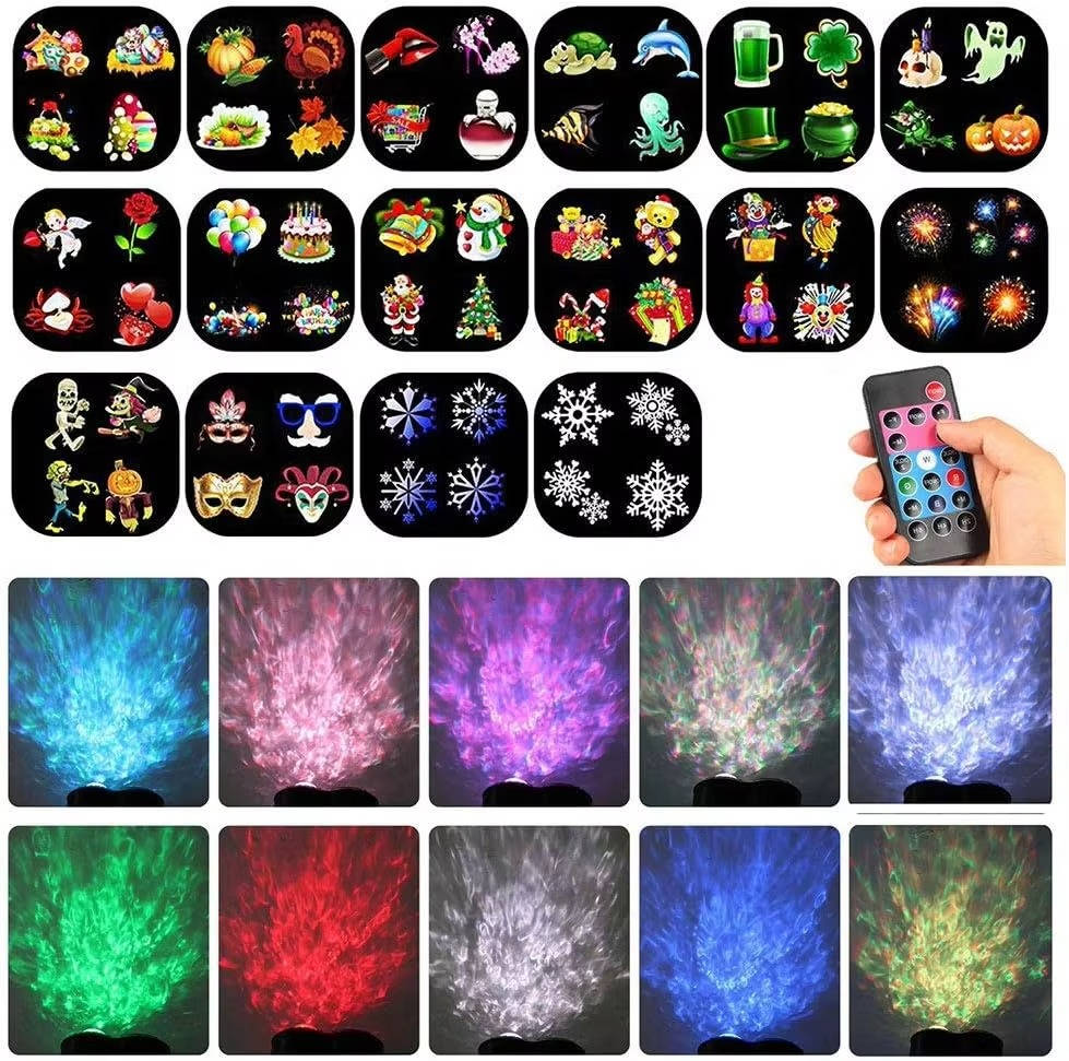 Outdoor Christmas Projector Lights - Festive Holiday Decoration for Yard & Garden