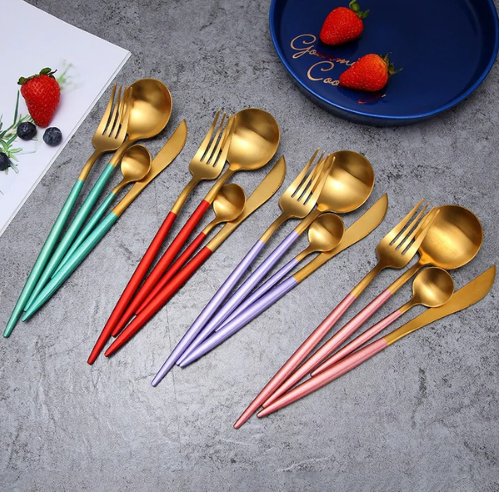 RoyalGlow 24-piece luxury cutlery set