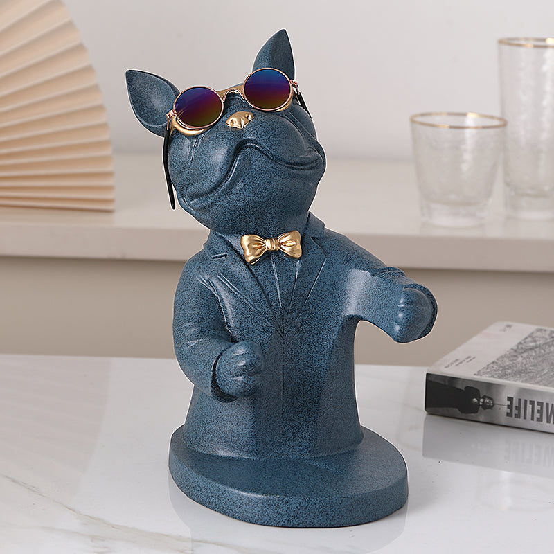 Hunde-Figur Weinglashalter – Stilvolles Tischaccessoire für Hundeliebhaber | Dekorative Weinhalterung