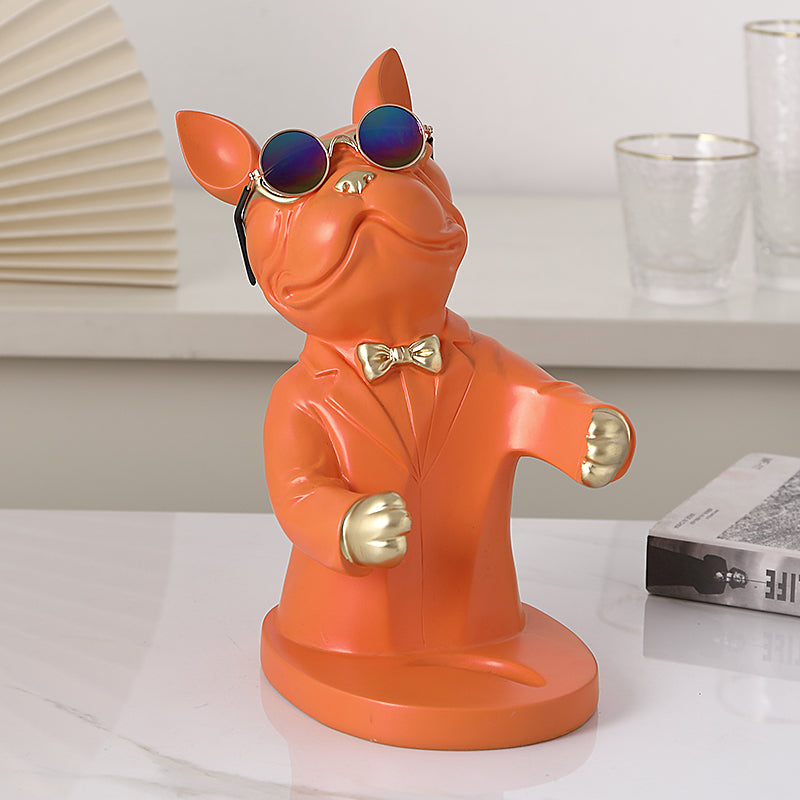 Hunde-Figur Weinglashalter – Stilvolles Tischaccessoire für Hundeliebhaber | Dekorative Weinhalterung