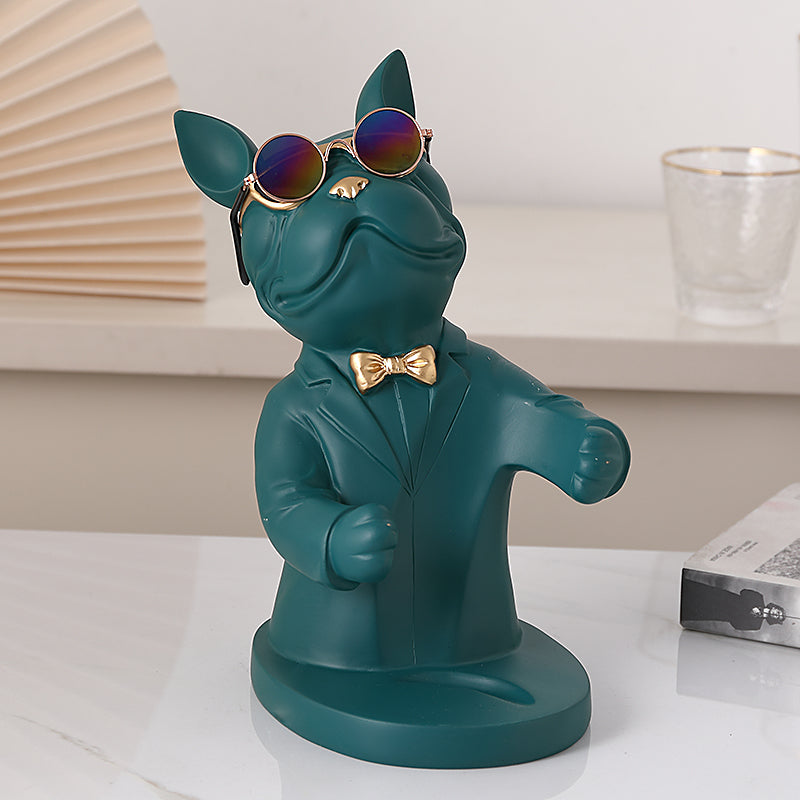 Hunde-Figur Weinglashalter – Stilvolles Tischaccessoire für Hundeliebhaber | Dekorative Weinhalterung