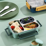 Lunchbox Edelstahl 3-geteilt mit Heizfunktion