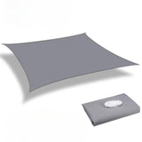 Rectangular Waterproof Sun Shade Sail – PU-Coated Polyester, UV Protection, 200×300 to 300×600cm