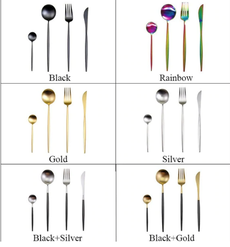 RoyalGlow cutlery set detail