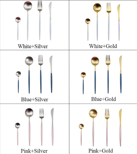 RoyalGlow cutlery set detail