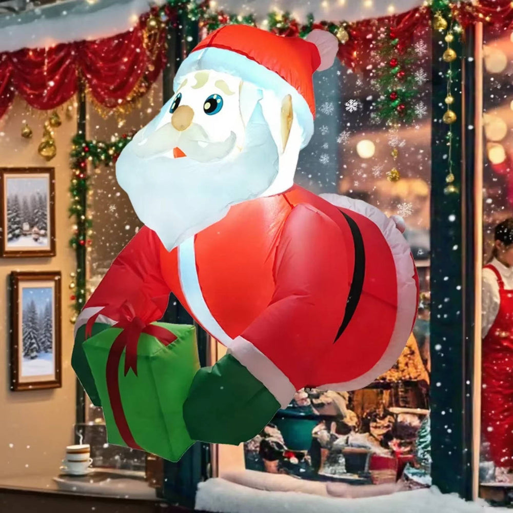 Outdoor Santa Christmas Decorations - Festive Holiday Yard Decor for a Joyful Winter Wonderland