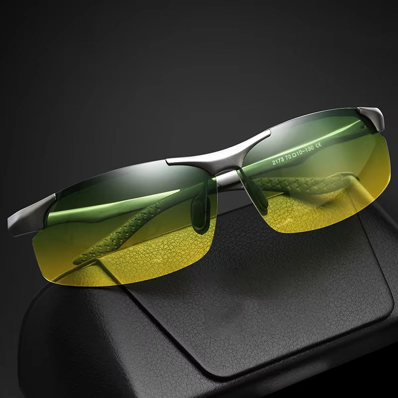 Photochromic Sunglasses – Polarized, UV400 Protection & Aluminum-Magnesium Frame, Unisex