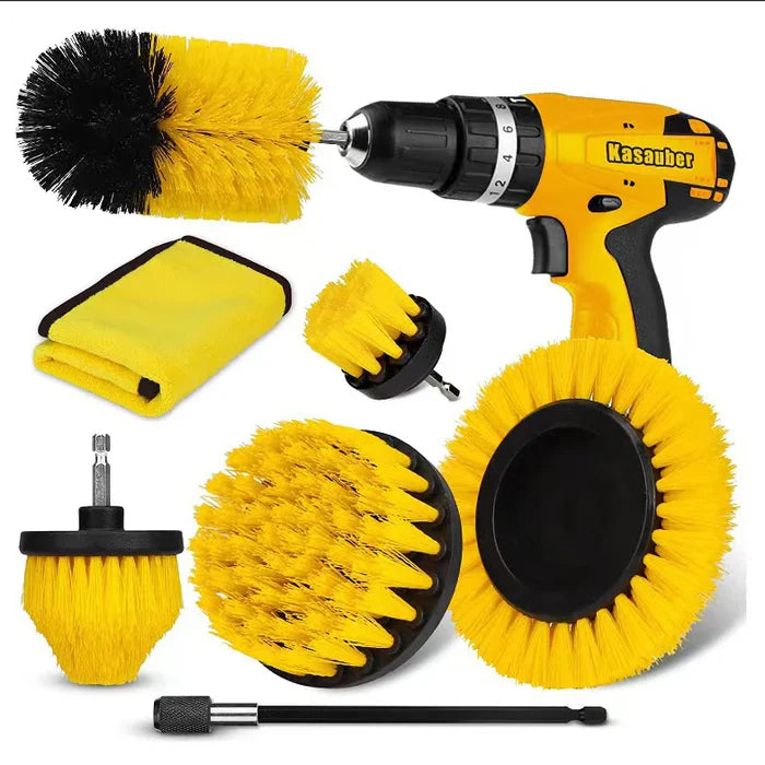 Bohrmaschinen-Bürstenset für kraftvolles Schrubben – Ideal für Fliesen, Bad & Küche | Effiziente Reinigungslösung