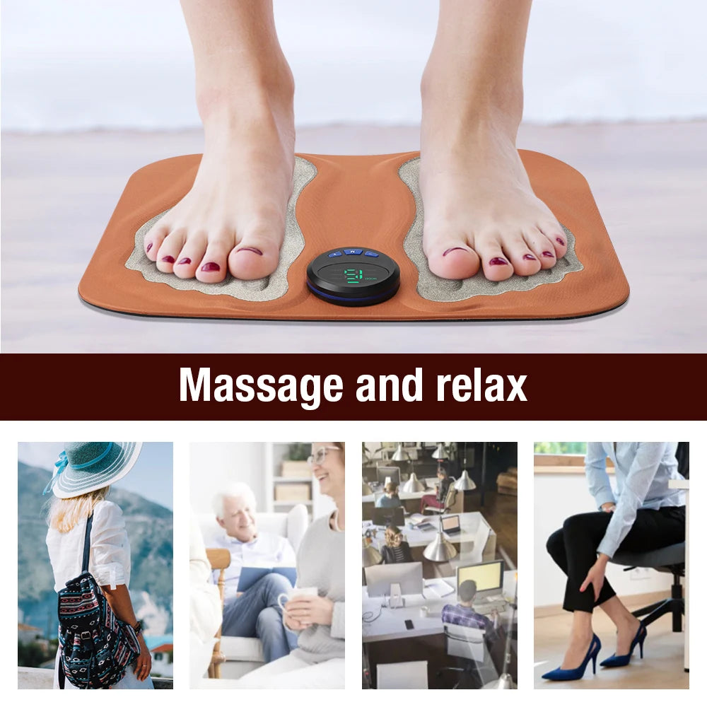 EMS 3D Foot Massager – Wireless, Multiple Intensity Levels & Circulation Boost